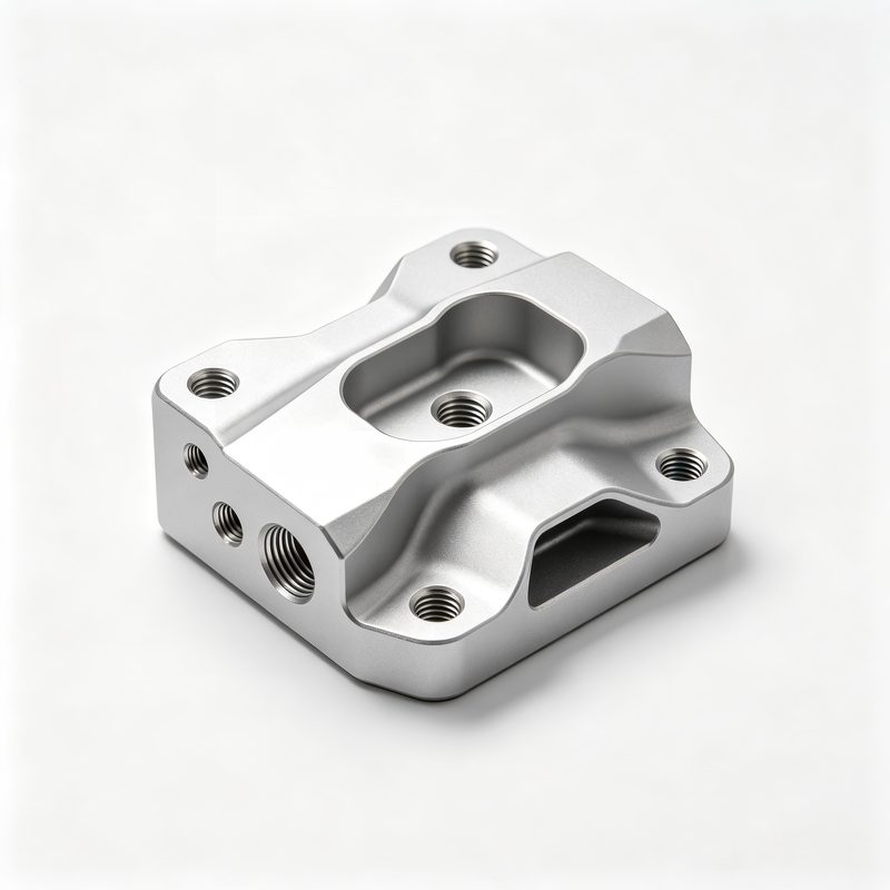 Precision 5-Axis CNC Machining Service for 6061 Aluminum Custom Components with Single Clamping Operation and Clear Anodizing