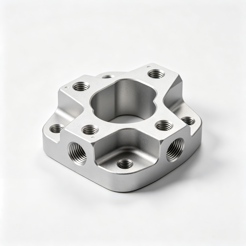 Precision 5-Axis CNC Machining Service for 6061 Aluminum Custom Components with Single Clamping Operation and Clear Anodizing